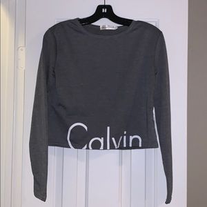 Calvin Klein crop top.